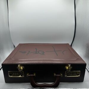 Travis Scott - Cactus Jack Brown Leather Briefcase Brand New